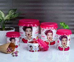 بانکه درب سیلیکونی رزمن پلاستیک سایز دو