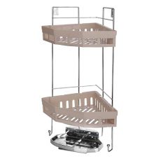 شلف گوشه حمام دو طبقه مارتیا هوم کت پلاستیک 4150