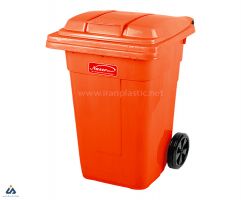 سطل زباله چرخ دار ناصر پلاستیک 5100