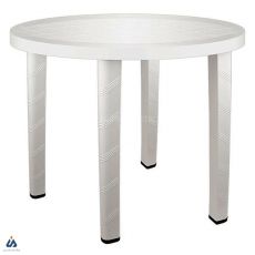 میز نهار خوری چهار نفره گرد ناصر پلاستیک 822