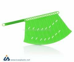بادبزن حصیری بزرگ ایده آل پلاستیک 8051