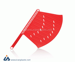 بادبزن حصیری کوچک ایده آل پلاستیک 8050