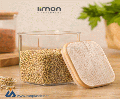 بانکه 4 گوش سارینا درب چوبی سایز 3 لیمون 2209