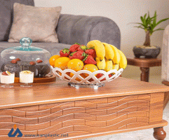 سبد میوه ترنج رزگلد پلاستیک 4350
