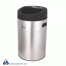 سطل زباله استیل زیر سیگاری دار 20 لیتری سرکوله