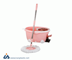 سطل و زمین شوی چرخشی پدال دار فول همارا پلاستیک 660044