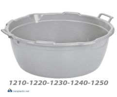 وان گرد دسته دار نیلی 4 ناصر پلاستیک 1240
