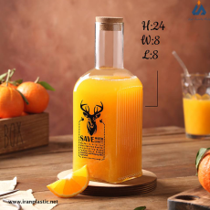 بطری آبخوری چهارگوش آیدا کارولین کد 320